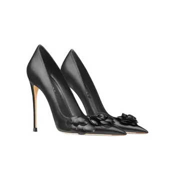 2022 Yeni Moda Yüksek Topuklu kadın Stiletto Sivri Burun Ofis Yüksek Pompalar Gelin Tasarımcılar Ayakkabı Seksi Parti Düğün Shoes6-8-10