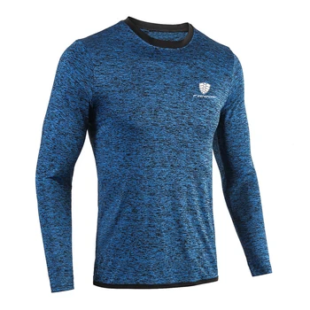 2022 Yeni Spor Gömlek Erkekler Spor koşu T-shirt FANUAL Uzun Kollu Spor Üst Spor koşu tişörtü Çabuk Kuru Üst Giyim