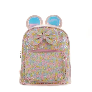 2022 Yeni çocuk Küçük Sırt Çantası Sevimli Sequins Okul Çantaları Bebek Kız okul sırt çantası Çocuk Sırt Çantaları Mochilas