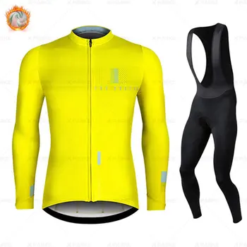 2023 Bisiklet Jersey Seti erkek Kış Termal Polar Bisiklet Giyim MTB Takım Elbise Üniforma Triatlon Skinsuit Ropa De Hombre