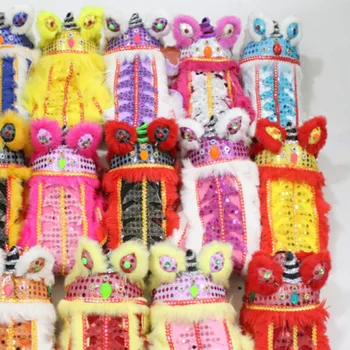 28 CM Büyük Çin Geleneksel Peluş oyuncaklar Kukla Aslan Dans Kukla Özel Performans Projeleri Yaratıcı Yenilik Hediye Oyuncak