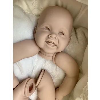 28 inç Yeniden Doğmuş Bebek Kiti Toddler Kız DIY Oyuncak Yumuşak Gerçek Nazik Dokunmatik Vinil Kiti Bebek Parçaları Bebek Oyuncak Noel doğum günü hediyesi