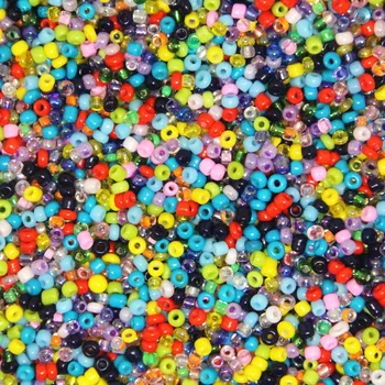 2mm 800 adet Mix Renkli Çek Cam Tohum halka boncuk Avusturya Kristal Yuvarlak Boncuk Çocuklar Takı DIY Yapımı İçin Aksesuar