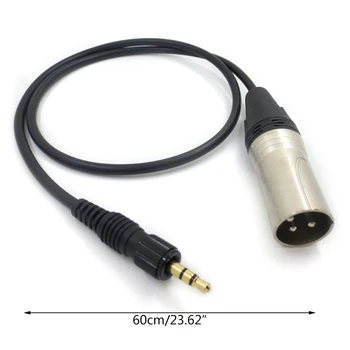 3.5 mm TRS Erkek XLR Erkek Kablosuz Alıcı Çıkışı Mikrofon Dengeli Kablo ile Uyumlu UWP V1 / D11 / D2 0.14 in TRS Kablo