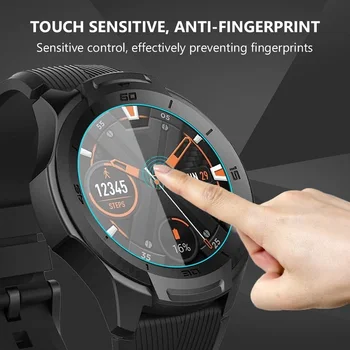 3 Paket için Ticwatch Pro 3 Ultra Ekran Koruyucu Temperli Cam Ticwatch Pro 3 Ultra GPS 2020 Film Koruma Folyo