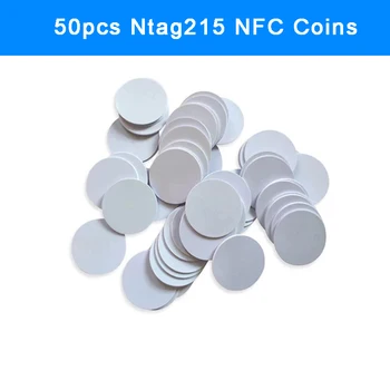 30/50 adet NFC N etiketi 215 amiibo Para ETİKETİ yapışkanlı Anahtar 13.56 MHz N ETİKETİ 215 Kart Etiketi RFID Ultralight Etiketleri Etiketleri