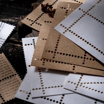 30 Yaprak Zaman Serisi Malzeme Kağıt Damga El Kitabı Bloknot Dekoratif Scrapbooking Günlüğü Etiket Önemsiz Günlüğü Planlayıcısı