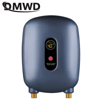3500W Anında su ısıtıcı tankless 3 Saniye hızlı ısıtma Termostatik duş suyu ısıtıcısı su ısıtıcı ev banyo mutfak dijital ekran
