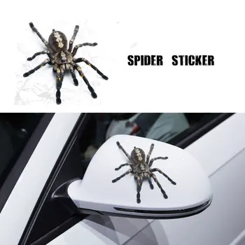 3D Araba Sticker örümcek Tampon Güçlendirme Çıkartmalar honda civic 2018 suzuki celerio w204 opel astra j nissan micra