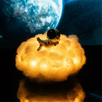 3D Mantar Bulutu Patlama lambası Volkanik Dekorasyon lambası Nükleer Patlama Modeli LED Art Deco Masa lambası