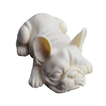 3D Sevimli Güzel Köpekler Mousse Kek Kalıbı Bulldog Dondurma Silikon Pişirme Gumpaste Araçları Tatlı kek kalıpları Dekorasyon K699