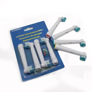 4 adet(1 paket) Braun Oral B Elektrikli Diş fırçası Kafaları Değiştirme Canlılık Hassas EB-25A