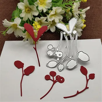 4 Adet Çiçek Çerçeve Metal Kesme Die Ev DIY Scrapbooking Fotoğraf Albümü Dekoratif Kabartma Klasör Kağıt Kartları