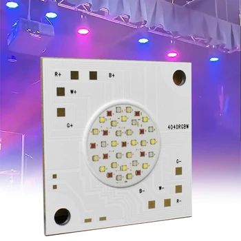 4040 RGBW COB 100W çip 4IN1 entegre sahne ışık kaynağı Kompakt 27V-30V Çok Renkli LED renkli Dekorasyon Spot