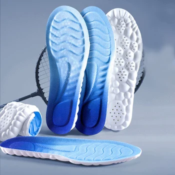 4D Bulut Teknolojisi Spor ayakkabı tabanlığı PU Taban Yumuşak Nefes Şok Emme Yastık Koşu Ortopedik Bakım Tabanlık