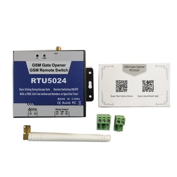 4G GSM Kapısı Açacağı Erişim Uzaktan Kumanda Ücretsiz Telefon Görüşmesi ile Ev Alarm Sistemleri Güvenlik Otomatik Kapı Açacağı için RTU5024