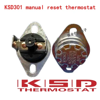 5 adet KSD301 / KSD303 65C 65 Derece Santigrat Manuel sıfırlama Termostatı Normalde kapalı (NC) sıcaklık anahtarı Sıcaklık kontrolü