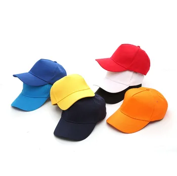 5 Panel Yetişkin Çocuk Boyutu pamuklu beyzbol şapkası özel logo Baskı Tepe Kap Seyahat Güneşlik Kadın Erkek Sombrero Reklam Kap