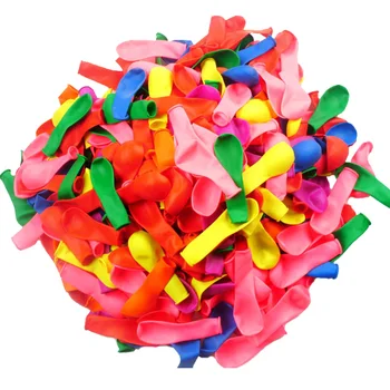 500 adet Balonlar Çekim Oyunu Lateks Balon Küçük Yaz Su Bomba Topları Karışık Renk Açık Parti Düğün Dekoratif Balonlar