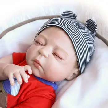 57 cm Silikon Reborn Bebek El Yapımı 23 ınç Tam Vinil Bakmak Gerçek Uyku güzel Boy Gerçekçi Poppen çocuk oyuncakları