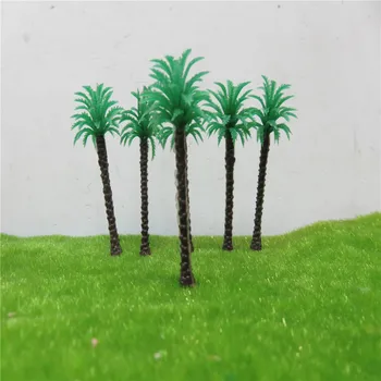 5cm Ölçekli Model Sahil Palmiye Ağaçları Minyatür Model Ağaçları MODEL Peyzaj Tren Demiryolu Parkı Manzara