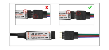 5V USB ışıkları Led Şerit RGB USB Uzaktan Kumanda Led Dimmer 5Volt usb'li şerit LED Uzaktan Kumanda 3 11 17 24 Anahtar Kablosuz