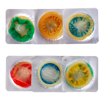 5x G-spot Stimülasyon Prezervatif Erkekler İçin Yetişkin Duyarlı Orgazm Lateks Prezervatif Noktalı Nervürlü Teşvik Vajinal Oyuncak