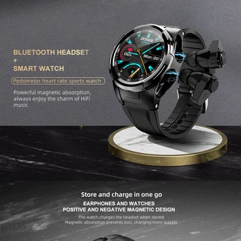 696 akıllı saat Erkekler Bluetooth Kulaklık Kalp Hızı Tam Dokunmatik Ekran Uyku monitörlü kamera Spor Smartwatch Akıllı S201 Bileklik