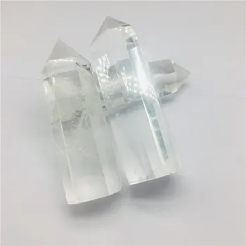 7-8 cm Doğal beyaz kristal kristal çubuk noktası şifa 1 adet