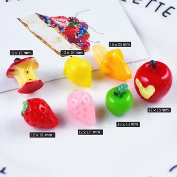 8 adet Simülasyon Meyve Muz Elma Limon Çilek Mutfak Oyuncaklar Çocuklar İçin Oyuncak Oyna Pretend Meyve Mağazası ve Ev Decorati