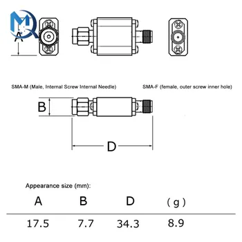 866-870MHz 868MHz RFID Alıcı uzaktan kumanda adanmış TESTERE bant geçiren filtre, 4MHz bant genişliği Amatör Radyo Amplifikatörler