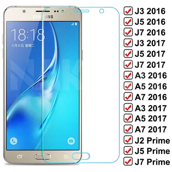 9D Koruyucu Cam Samsung Galaxy S7 A3 A5 A7 J3 J5 J7 2016 2017 J2 J4 J7 Çekirdek J5 Başbakan Temperli Ekran Koruyucu Cam