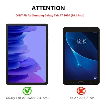 9H Temperli Cam Samsung Galaxy Tab İçin A7 10.4 İnç 2020 Tablet Ekran Koruyucu SM-T500 T505 T507 Kabarcık Ücretsiz Koruyucu Film