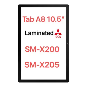 AAA + Samsung Galaxy Tab İçin A8 10.5 2021 Dokunmatik ekran paneli Tablet SM - X200 SM-X205 Ön Dış LCD Cam Lens Değiştirme YENİ
