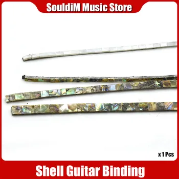 Abalone Kabuk Gitar Bağlama Kenar Süsü Şerit 400/800*2/3/4*1.5 mm Gitar Mandolin Luthier Gitar Parçaları ve Aksesuarları