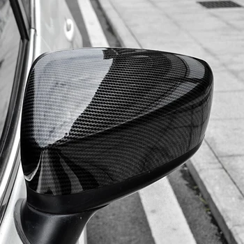 ABS Karbon Fiber Mazda 6 Atenza 2013 ila 2018 aksesuarları Araba yan kapı dikiz aynası kapağı Trim araba styling 2 adet