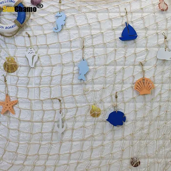 Akdeniz Tarzı Deniz Reçine Denizyıldızı Yelkenli Kabuk Dümen Çapa Dekorasyon Küçük Kolye balık ağı Odası Dekor