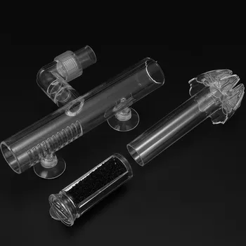 Akrilik Akvaryum Yüzey Balık Tankı Protein Skimmer yağ filtresi Su Tesisi Pistil Yüzen Kafa Tasarım Sarmal Şekli Sessiz