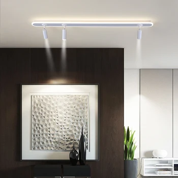 Akrilik Beyaz şerit Led Avizeler spot Yeni Modern Tavan Lambası Oturma Odası Mutfak Koridor iç mekan aydınlatması