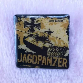 Almanya Tank avcısı rozeti Jagdpanzer pin WW2 retro askeri koleksiyonu