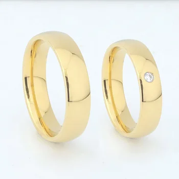 Alyanslar 14k Altın Severler İttifak Gerçek Katı AU585 Çift Yüzük erkekler ve kadınlar için Evlilik Yıldönümü El Yapımı Takı