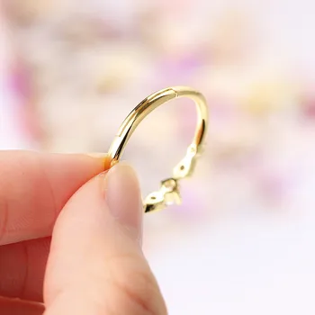Alyanslar Kadınlar İçin Nişan söz yüzüğü Ayarlanabilir Kristal Söz Aksesuarları Kore Moda Mariage Takı R812