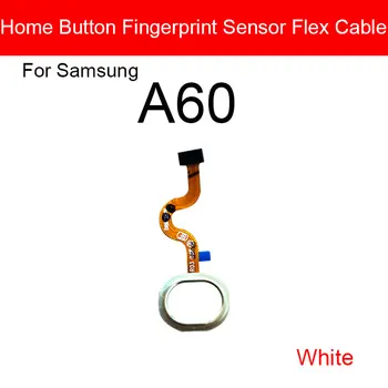Ana Düğme Flex Şerit Samsung Galaxy A60 A6060 Dönüş Tanıma Sensörü Flex Şerit Kablo Yedek Onarım Parçaları