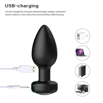 Anal Plug Kablosuz Uzaktan Kumanda Vibratörler Kadınlar İçin Masturbators Kadın Vajina Stimülatörü Dildos Butt Plug Seks çiftler için oyuncaklar