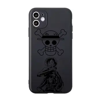 Anime Tek Parça Maymun D Luffy Roronoa Zoro Telefon kılıfı İçin iphone 14 Artı 13 12 Mini 11 Pro XS Max X XR Kapak