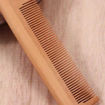 Anti-statik Doğal Sandal Ağacı Tarak Taşınabilir Saç Salon Ahşap Tarak Sıçan Kuyruk Fırça Kuaförlük Şekillendirici Aracı Saç Bakımı Saç Tarak