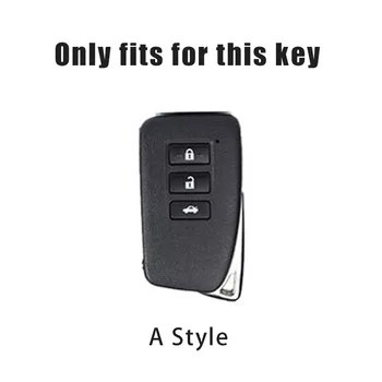 Araba anahtar kapağı kılıfı Kabuk Fob Lexus NX GS RX ES LX RC 200 250 350 LS 450H 300H Kabuk Tutucu Anahtarlık Aksesuarları
