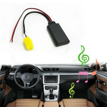 Araba Bluetooth AUX Kablosu Adaptörü Fiat Grande Punto Alfa Romeo Stereo MİNİ 6Pin Bluetooth Modülü Adaptörü