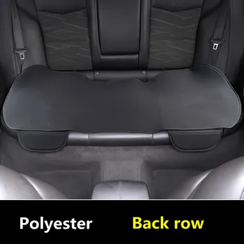 Araba klozet kapağı Seti Pad Mat Tesla Modeli 3 Model S Modeli X Modeli Y polyester yastık oto koltuk koruyucusu kaymaz Dört Mevsim