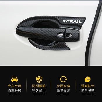 Araba styling Krom kulp kılıfı dış dış kapı kupası kase aksesuarları kalıp trim Nissan X-Trail İçin X Trail T32~2021